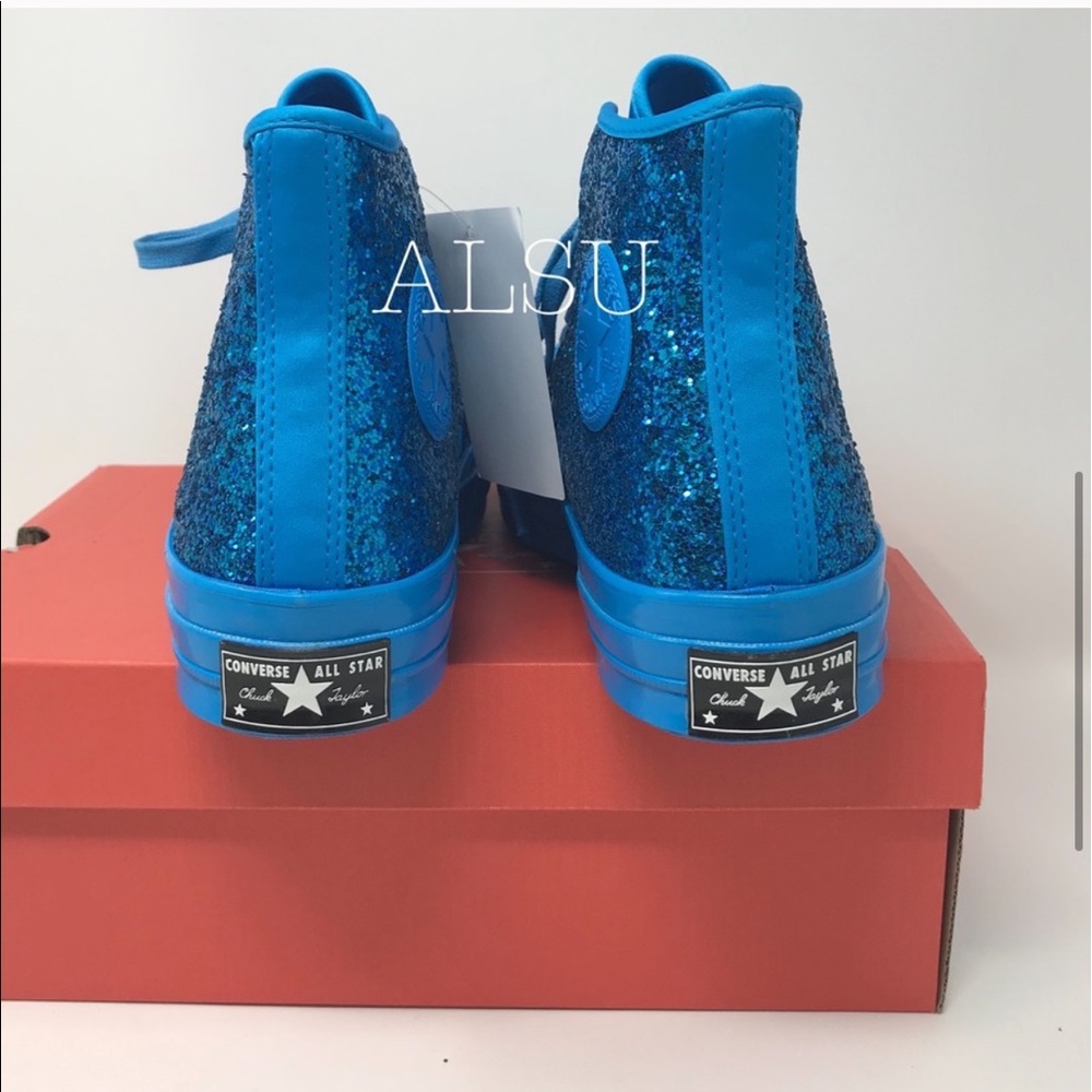 Converse Chuck 70 HI Glitter✨Blue Hero W AUTHENTIC - Picture 4 of 8
